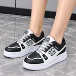 Women's Low-Top Sneakers with Contrast Overlays - Available at AfnoBazar Nepal