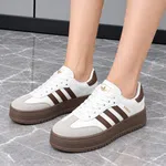 Women's Striped Low-Top Platform Sneakers - Available at AfnoBazar Nepal