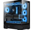 Huntkey MVP Destiny Gaming PC Case with 3 ARGB Fans, Black image 3