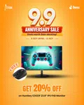 Huntkey E2433F 23.8 inch Full HD IPS 100Hz Monitor image 1