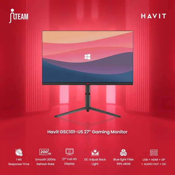 Havit GSC101 27 inch 200Hz Full HD Gaming Monitor