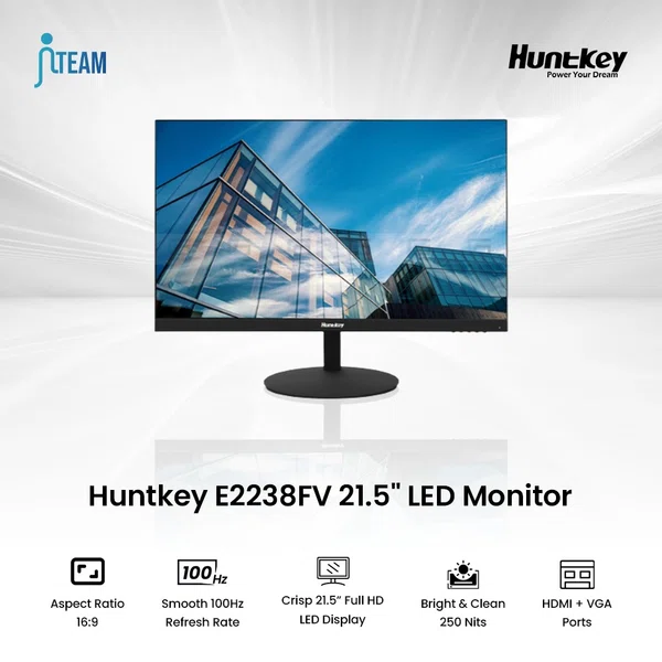 Huntkey E2238FV 21.5 inch Full HD 100Hz Monitor