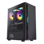 Huntkey GS450S Predator RGB Gaming PC Case with 3 Fans image 1