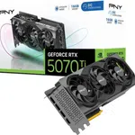PNY GeForce RTX 5070 Ti 16GB Triple Fan Graphics Card image 1