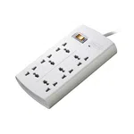Huntkey SZM604 6 Socket Power Strip with Surge Protection image 1