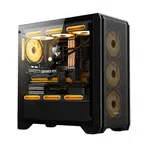 Huntkey GX750A Predator RGB Gaming PC Case with 3 Fans image 1