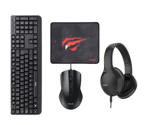 Havit Combo: KB378 Keyboard, MS73 Mouse, H100D Headphone and MP837 Mouse Pad