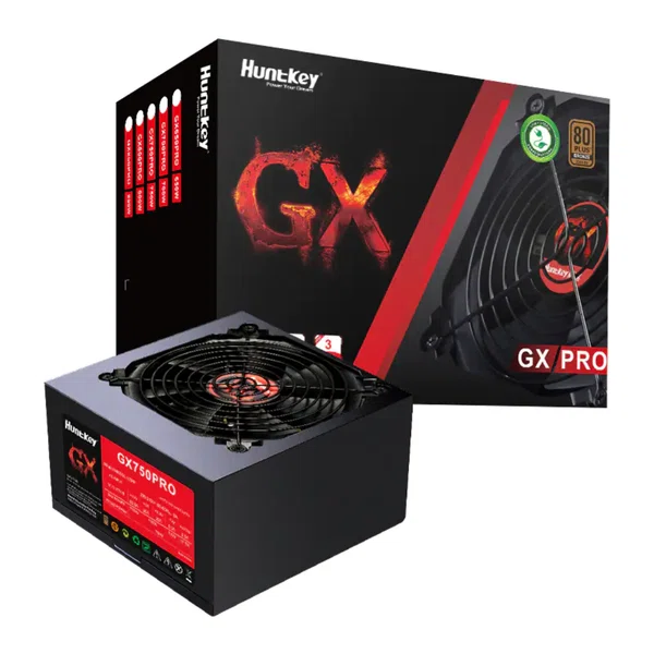 Huntkey GX750 Pro 750W Power Supply, Non Modular