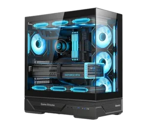Huntkey GX760A Fortune Gaming PC Case, Black