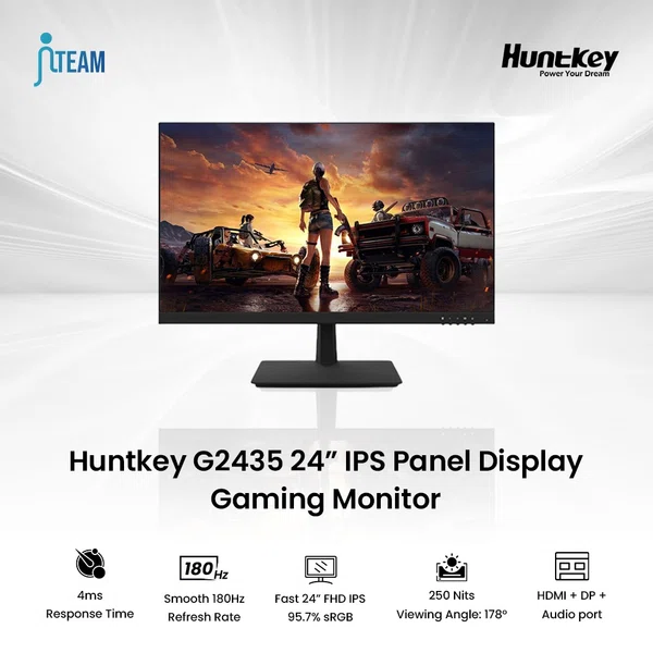 Huntkey G2435 23.8 inch 180Hz Fast IPS Gaming Monitor