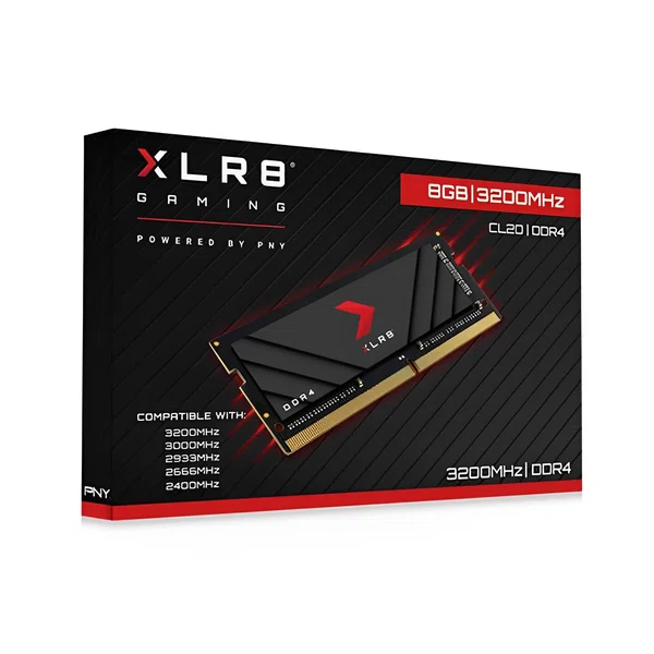 PNY XLR8 8GB DDR4 3200MHz Laptop RAM (SODIMM)