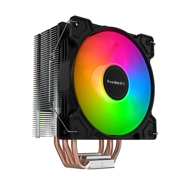 Huntkey Frozen 400 RGB CPU Air Cooler with 4 Copper Heat Pipes
