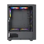 Huntkey GS450S Predator RGB Gaming PC Case with 3 Fans image 5