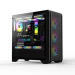 Huntkey GX750A Predator RGB Gaming PC Case with 3 Fans image 3