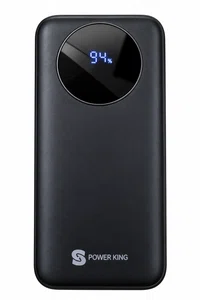 Power King P-A211 15000mAh 22.5W Fast Charging Power Bank with Built-in Type-C & Lightning Cable - Available at AfnoBazar Nepal