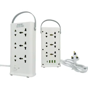 N87 12 Port Extension Socket with 3 USB & 1 Type C – 2500W - Available at AfnoBazar Nepal