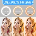 KAZHI New10-inch 26cm Super Bright LED Mobile Phone Live Broadcast Ring Light - Available at AfnoBazar Nepal