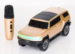 New Off-Road SUV Car Rgb Speaker Karaoke Set with Mic 10W Blue Tooth Speaker for Party Portable Subwoofer Sound System P378 - Available at AfnoBazar Nepal