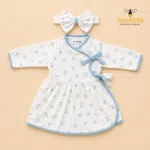 Joonkiree Floral Piping Jama for Baby Girls - Available at AfnoBazar Nepal