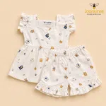 Joonkiree Baby Girl Jama Set - Available at AfnoBazar Nepal