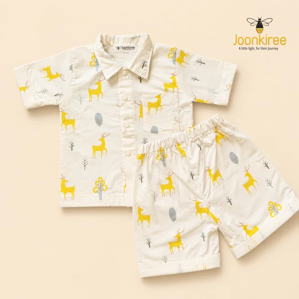 Joonkiree Boys Summer Shirt Set - Available at AfnoBazar Nepal