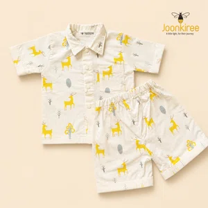Joonkiree Boys Summer Shirt Set - Available at AfnoBazar Nepal