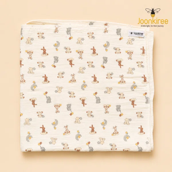 Joonkiree Muslin Baby Wrapper 45 x 45 - Available at AfnoBazar Nepal