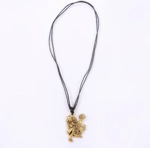 Golden Color Hanuman Design Unisex Locket - Available at AfnoBazar Nepal