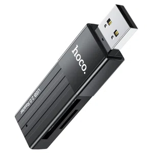 Hoco HB20 Mindful 2-in-1Card Reader (USB3.0) - Available at AfnoBazar Nepal