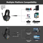 Onikuma K20 Professional Wired Gaming Headset with Mic and RGB Light image 5