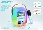 Mini Karaoke Machine Bluetooth Speaker with Wireless Microphone image 1
