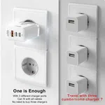 GaN 100W 3 Port PD Fast Charging Wall Charger image 3
