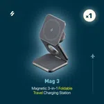 Foldable MagSafe Compatible Wireless Charger Space Grey image 2