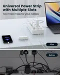 Ansty EXK-05 Power Strip with 4 Outlets, 8 USB and 2 USB-C Ports, 2 Meter image 8
