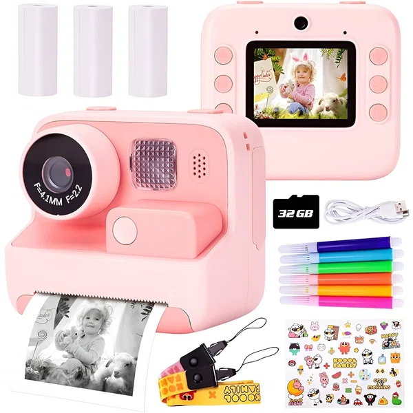 Kids Instant Print Camera 1080P - Available at AfnoBazar Nepal