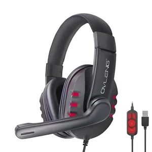 Ovleng OV-P3 Headphones with Mic for PC, 3.5mm - Available at AfnoBazar Nepal