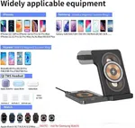 5 in 1 Foldable Magnetic Fast Wireless Charger - Available at AfnoBazar Nepal