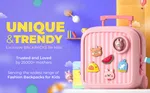 Cartoon EVA Waterproof Kids School Backpack - Available at AfnoBazar Nepal