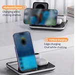 R12 4 in 1 30W Wireless Phone Charger with Ambient Light - Available at AfnoBazar Nepal