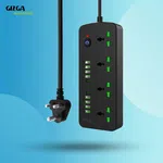 Ansty EXK-06 Power Strip with 4 Outlets, 8 USB and 2 USB-C Ports, 3 Meter - Available at AfnoBazar Nepal