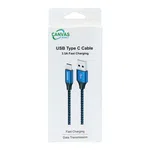 Canvas USB Type-C Cable 3.5A Fast Charging 1 Meter - Available at AfnoBazar Nepal