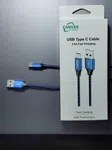 Canvas USB Type-C Cable 3.5A Fast Charging 1 Meter - Available at AfnoBazar Nepal