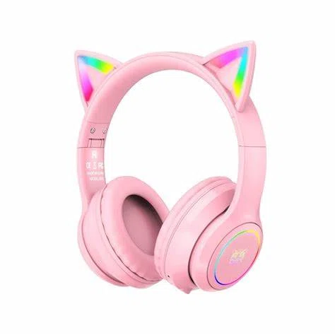 Onikuma B90 RGB Cat Ear Wireless Bluetooth 5.3 Gaming Headset - Available at AfnoBazar Nepal