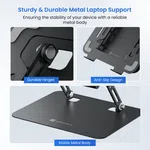 Metal Tablet and Phone Stand, Adjustable - Available at AfnoBazar Nepal
