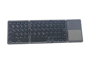 B033 Foldable Wireless Bluetooth Keyboard with Touchpad - Available at AfnoBazar Nepal