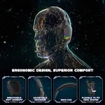 Onikuma K20 Professional Wired Gaming Headset with Mic and RGB Light - Available at AfnoBazar Nepal