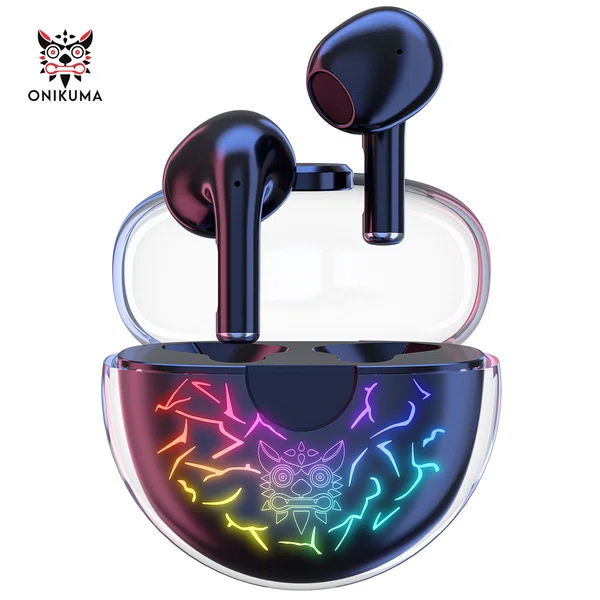 Onikuma T35 TWS Gaming Earbuds with RGB Light Charging Case - Available at AfnoBazar Nepal
