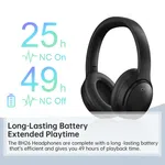 BH26 Hybrid ANC Bluetooth 5.3 Wireless Headphones, 30ms Low Latency - Available at AfnoBazar Nepal