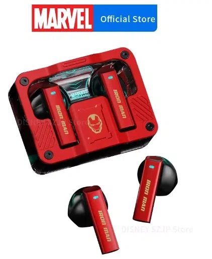 Disney Marvel BTMV29 Iron Man Wireless Bluetooth 5.3 Earbuds, IPX4 - Available at AfnoBazar Nepal