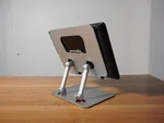 Metal Tablet and Phone Stand, Adjustable - Available at AfnoBazar Nepal